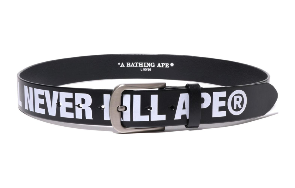 A Bathing Ape A Bathing Ape Bathing Ape Leather Belt