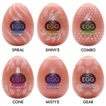 Набор из 6 мастурбаторов-яиц Tenga Egg Variety Pack V (Цвет: оранжевый)