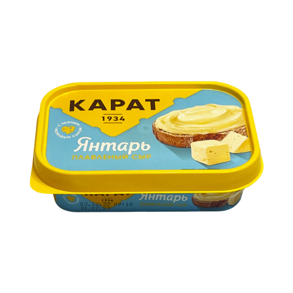 Сыр плавленый Карат 45% Янтарь 200гр