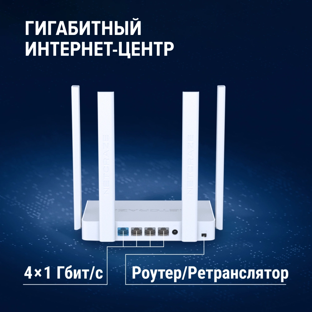 Роутер беспроводной Keenetic Netcraze Speedster