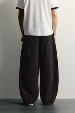 БРЮКИ BARREL FIT НА КУЛИСКЕ — ZARA