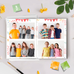 PSD-Шаблон фотокниги "Землянички"