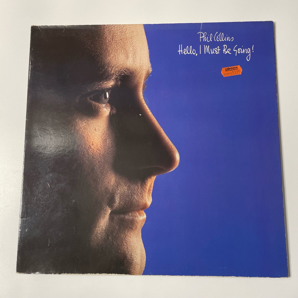 Винтажная виниловая пластинка LP Phil Collins, Hello, I Must Be Going (Германия 1982)