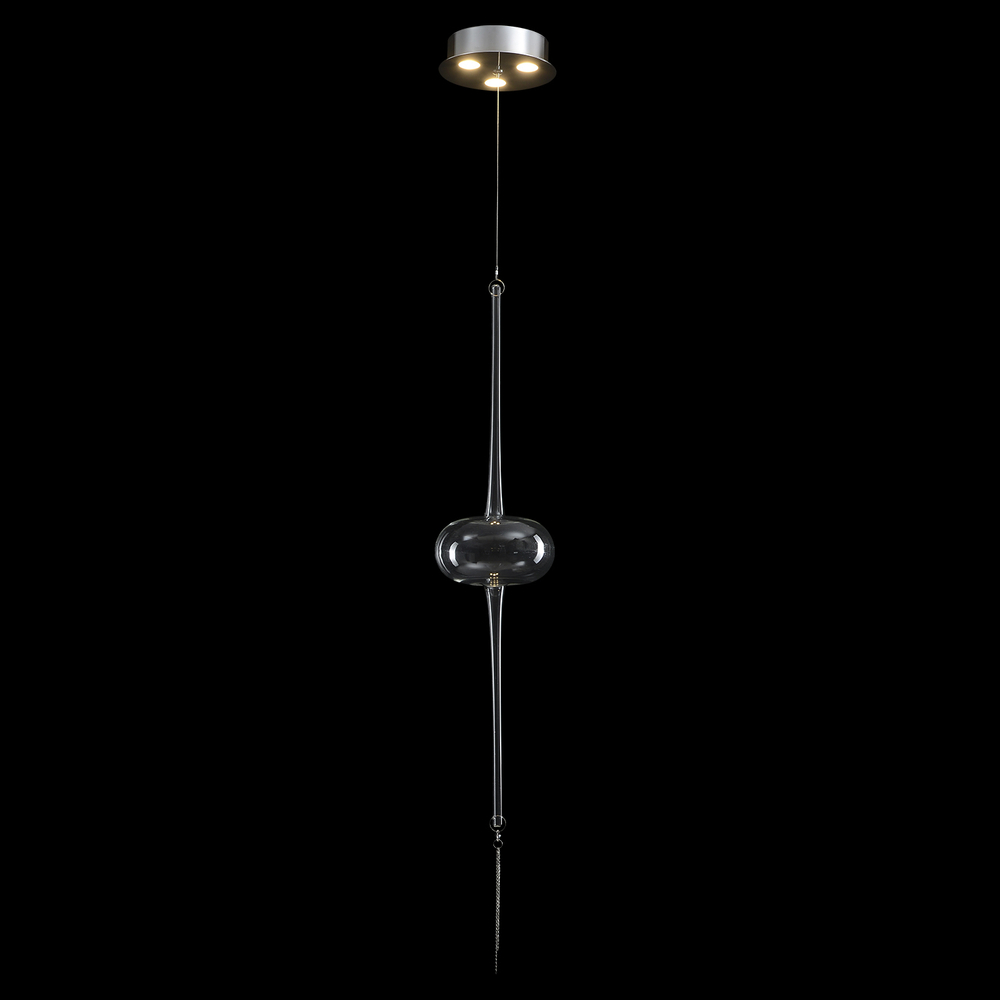 Подвесной светодиодный светильник Crystal Lux GLASS SP3W LED CHROME