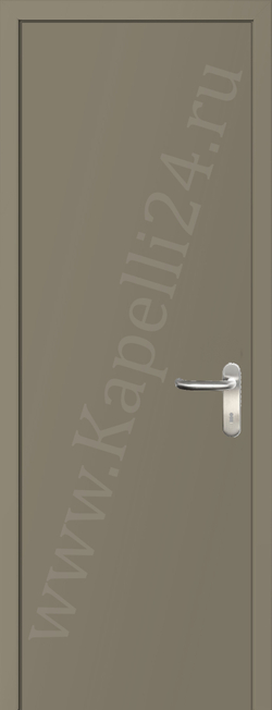 Дверь влагостойкая пластиковая KAPELLI multicolor ДГ RAL 1035 Жемчужно-бежевый + коробка