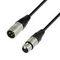 Adam Hall K4MMF1500 - кабель микрофонный REAN XLR (M) - XLR (F), 2 x 0.22 мм2, 15 м, черный