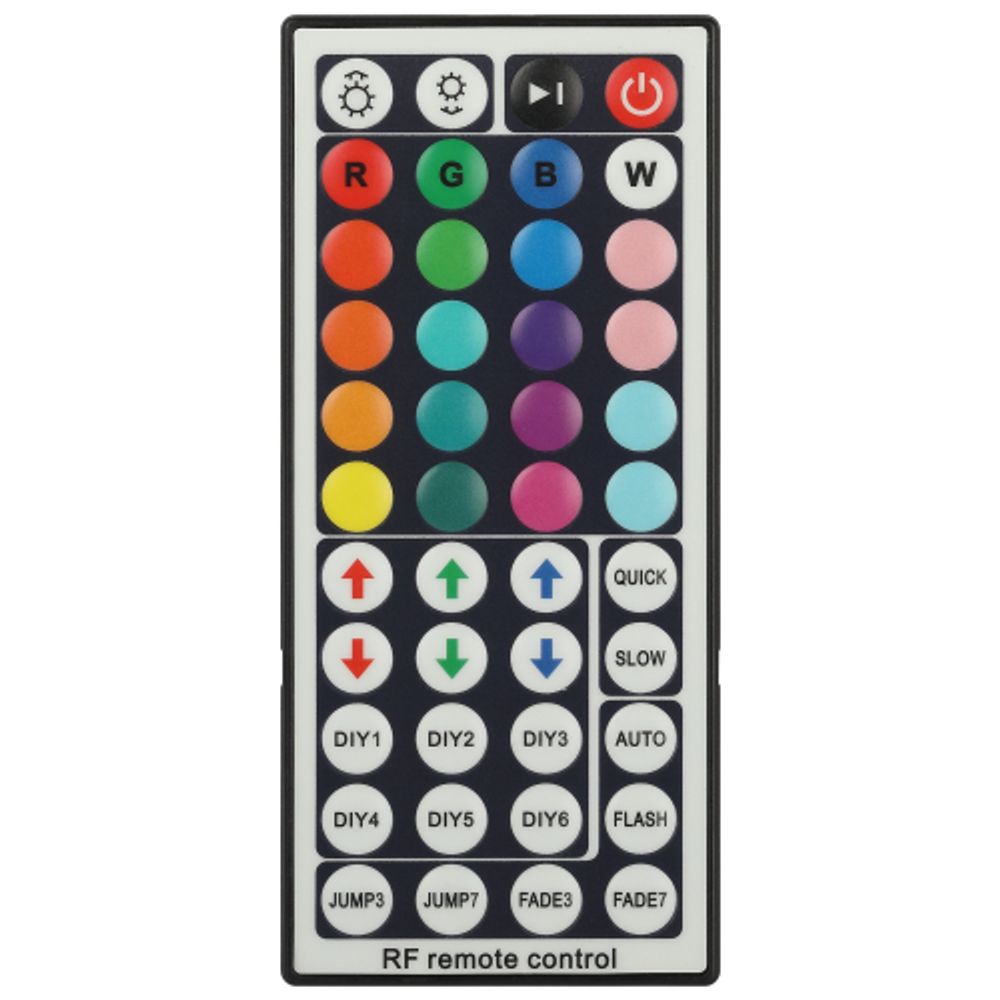 Контроллер ЭРА RGBController-12/24V-216/432W-IP20-RF для светодиодной ленты с радио пультом | Контроллеры