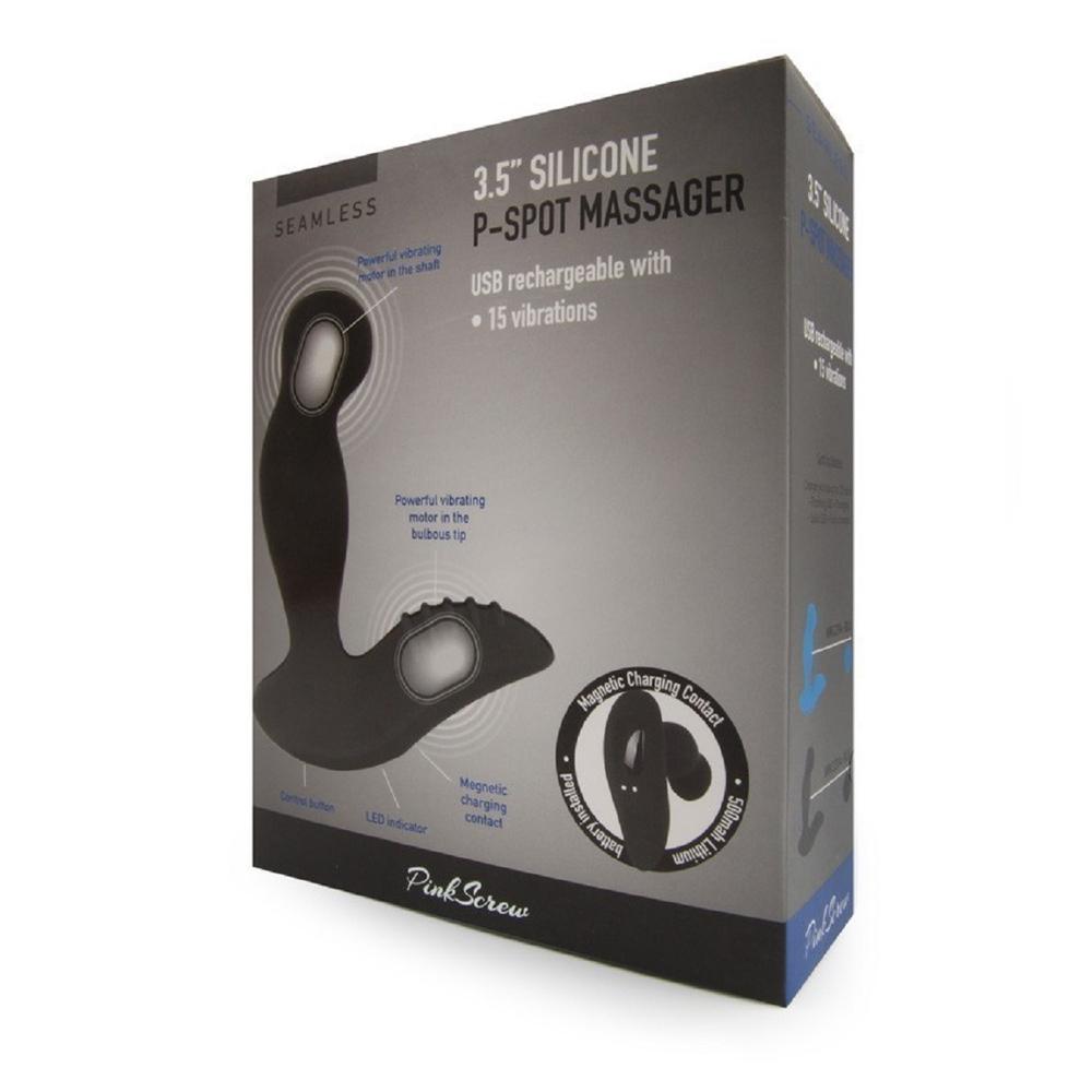 Вибромассажер P-Spot Massager 15 режимов черный 12,5 см