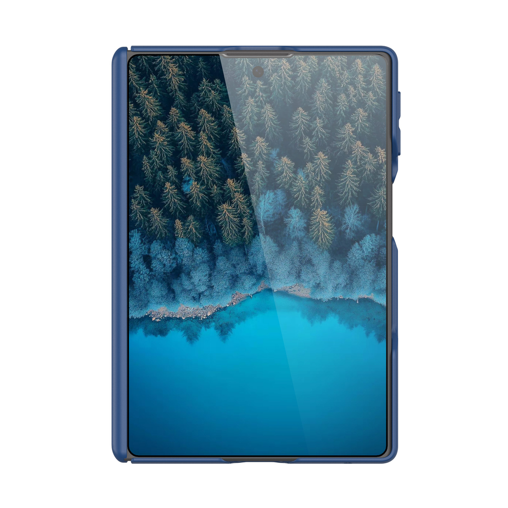 Чехол усиленный с синими рамками и с MagSafe для Samsung Galaxy Z Fold 8, серия Expn Series Magnetic от Dux Ducis