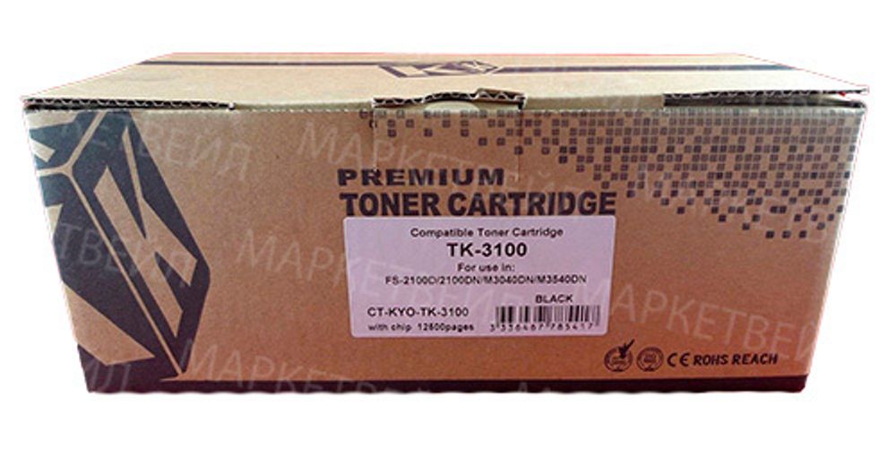 Тонер-картридж ELP, аналог Kyocera TK-3100 для FS-2100D/2100DN/M3040DN/M3540DN 12.5K