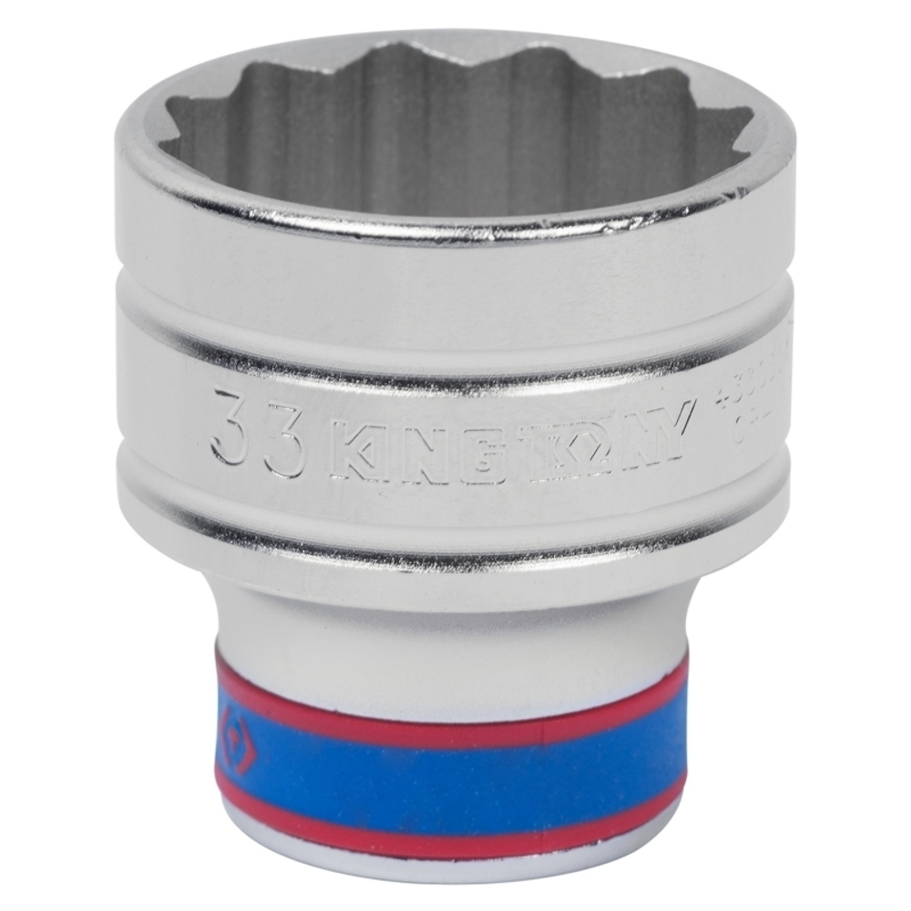 Головка торцевая стандартная двенадцатигранная 1/2", 33 мм KING TONY 433033M