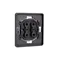 Выключатель двухклавишный KRANZ Miele Round Титан KR-78-0706-2