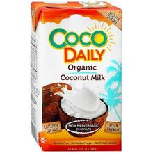 Кокосовое молоко Coco Daily органическое жирность 17-19%, 1000 мл