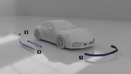 Оригинальный обвес TECHART Aerokit на Porsche 911 992.2 2026+ Порше Техарт тюнинг