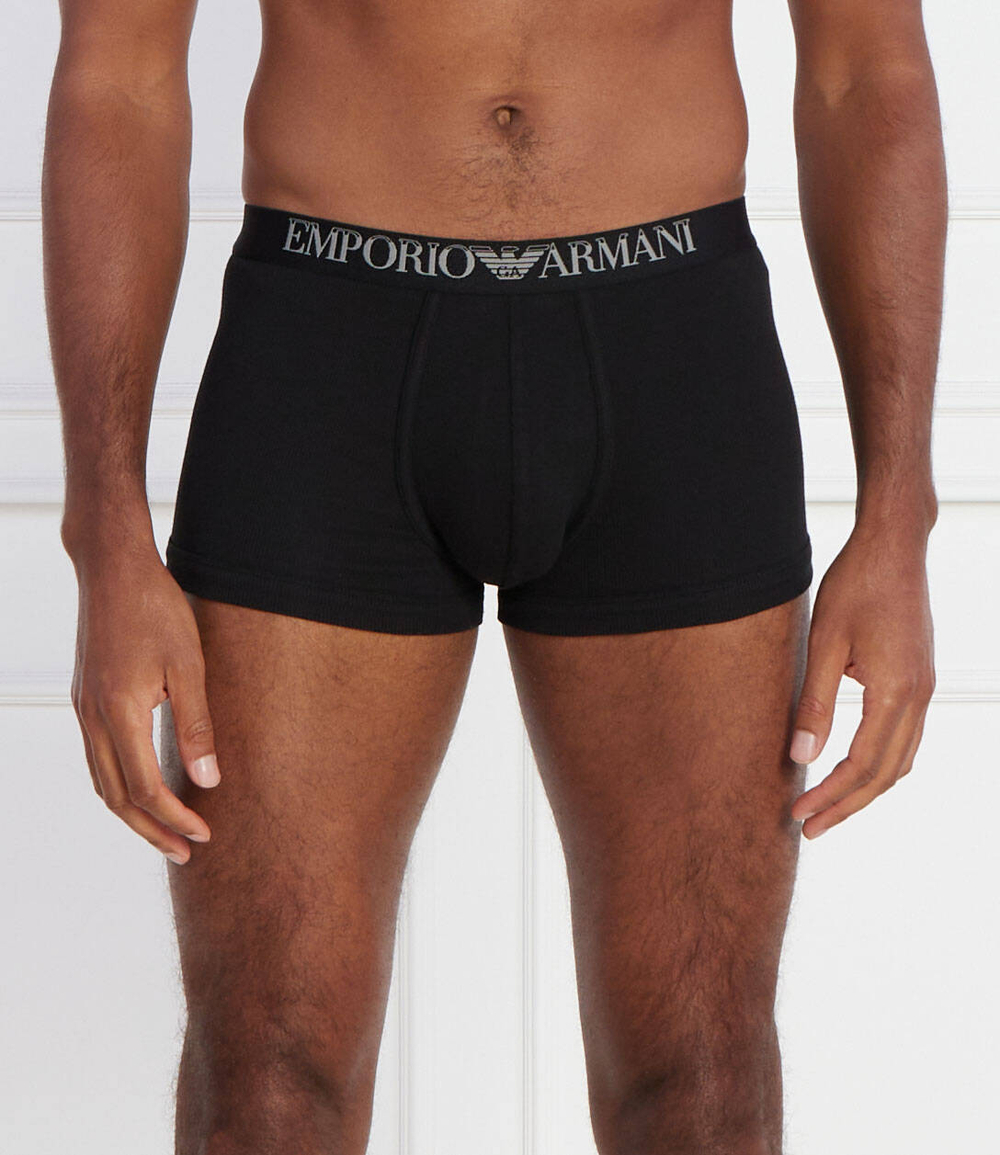 Трусики-боксеры 2шт. Emporio Armani - черный(112023 4R502)