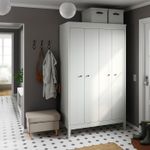 Коробка с крышкой IKEA BLADDRARE (БЛЭДДРАРЕ), Серый с рисунком, 35x50x30 см