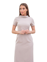 Платье медицинское Dr. Nice Beauty со стойкой, черный, 44