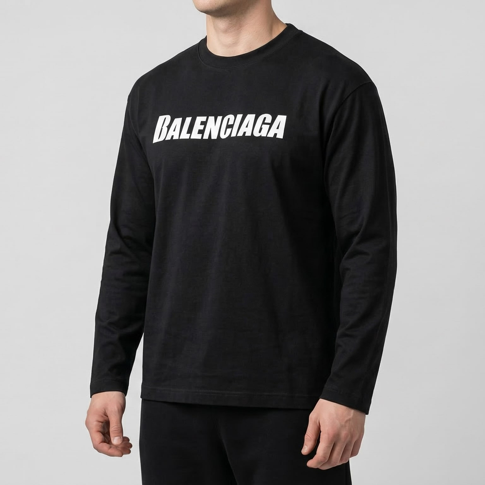 Лонгслив Balenciaga #1 • Черный