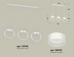 Подвесной светильник Ambrella Light XB XB9106155