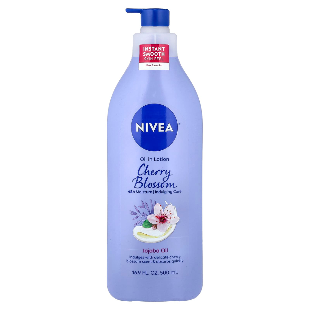 Nivea, масло в лосьоне, цветки вишни и масло жожоба, 500 мл (16,9 жидк. унции)