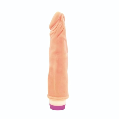 Вибратор Realistic Cock Vibe телесного цвета - 21 см. (Цвет: телесный)