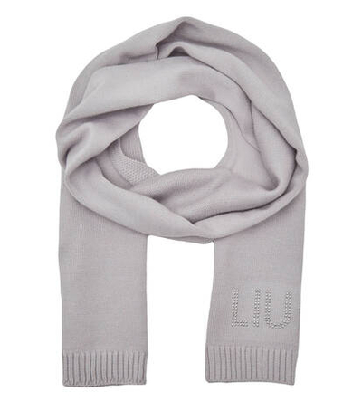 Шаль logo borchie Liu Jo - пепельный(2F3029 M0300)
