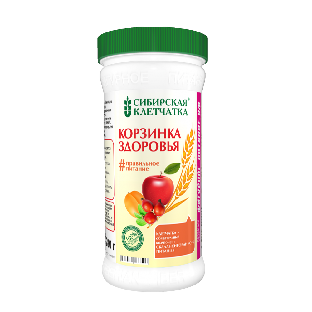 Клетчатка Корзинка здоровья Сибирская клетчатка 280гр