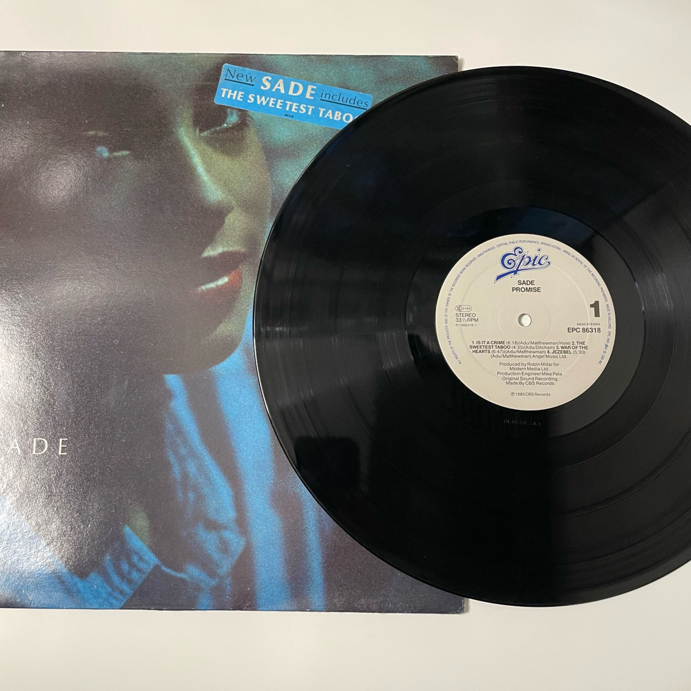 Винтажная виниловая пластинка LP Sade Promise (Нидерланды, 1985)