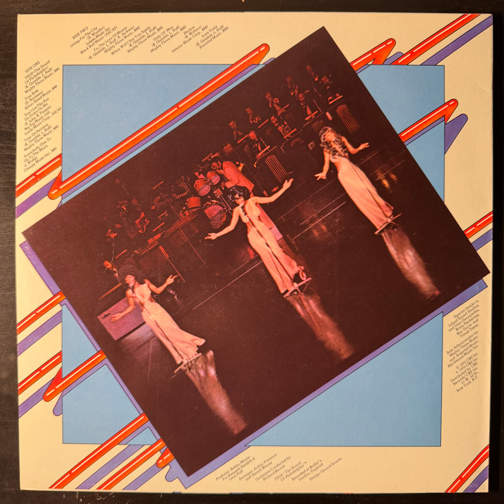 The Three Degrees ‎– The Three Degrees Live (США 1975г.)