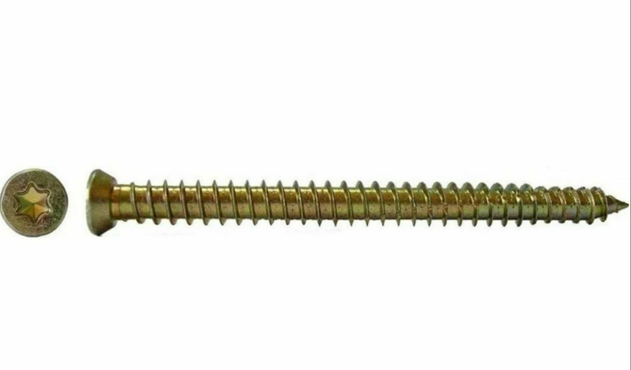 Шуруп по бетону  7.5x 152, желтый цинк САМОРЕЗ 152