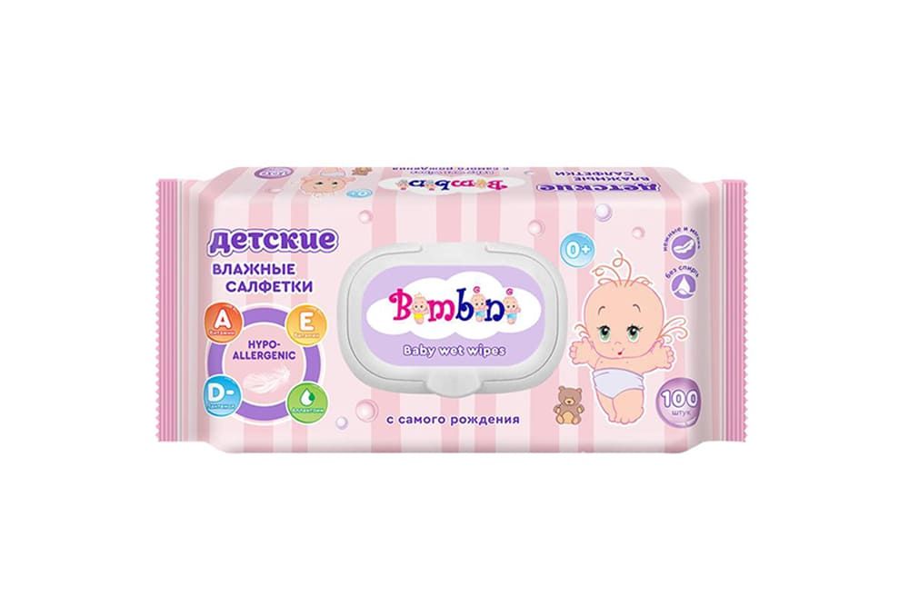 АКЦИЯ 72436 Влажные салфетки BAMBINI "Lady Style" универсальные с клапаном 25 шт/28 в уп.