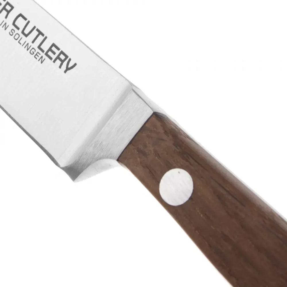 Нож для чистки и нарезки 9см Berger Cutlery Classic Smoked Oak