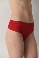 Трусики-стринги Bellie с высокой линией талии (Размер: S) (Цвет: телесный)