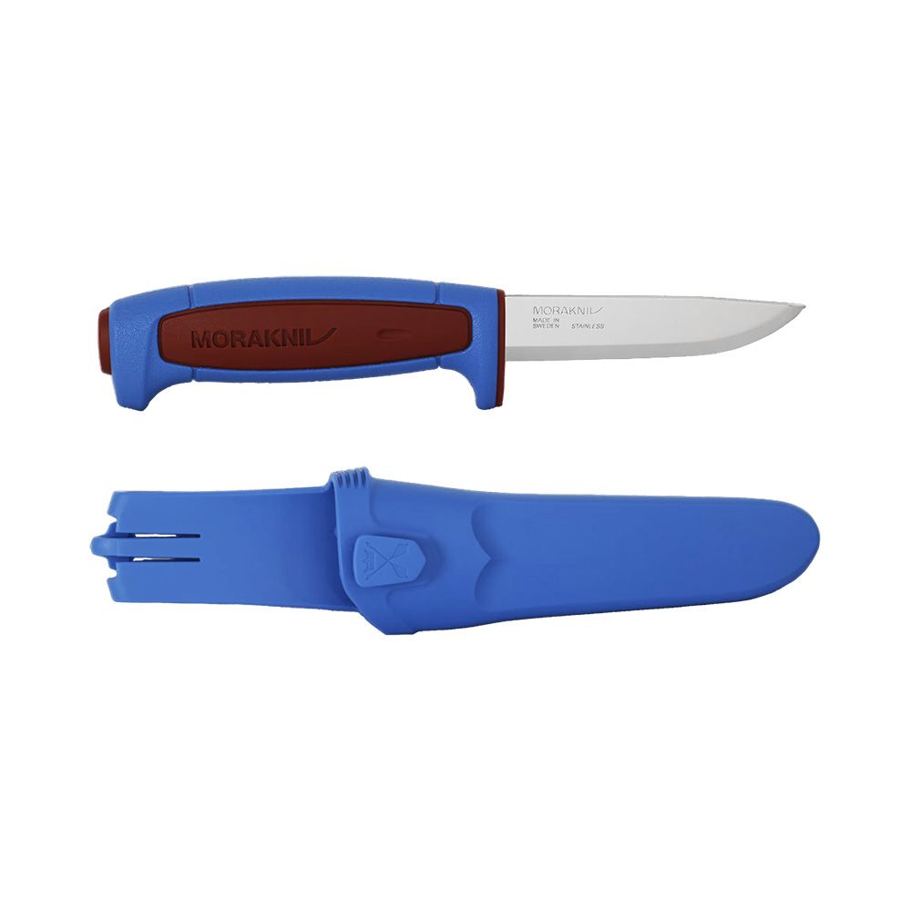 Нож Morakniv Basic 546 2024 Edition нержавеющая сталь, синий/терракотовый
