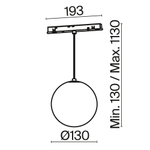 Магнитный трековый светильник Maytoni Luna TR039-4-5WTW-DD-B