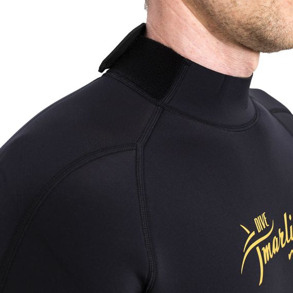 Гидрокостюм Marlin Malibu Ultra Shorty Man 2,5 мм черно-золотой