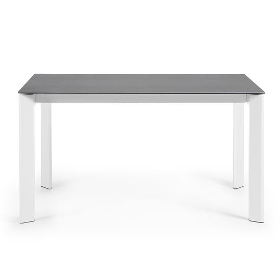 Стол Atta 140 (200) x90 белый керамический