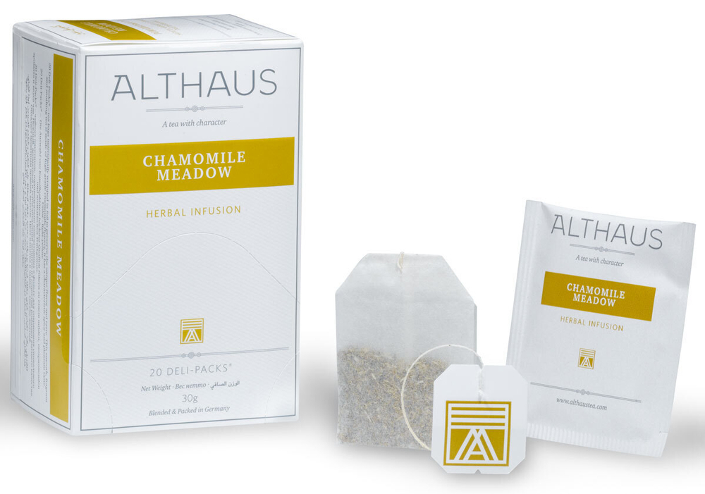 Althaus Pure Peppermint, Чистая Мята чай травяной в пакетиках, 20 шт