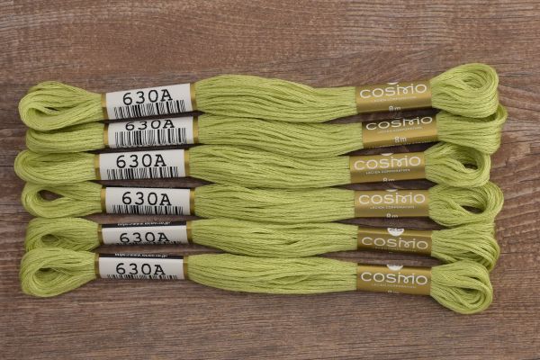 Мулине Lecien Cosmo, цв. 0630 / 6 мот. по 8 метров, в 6 сложений