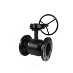 Кран шаровой сталь 09Г2С Ballomax КШТ 61.103 Ду 150 Ру25 фл L=350мм с редуктором BROEN КШТ 61.103.150.Р.25