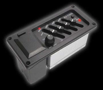 Звукосниматель с 4-х полосным эквалайзером Alice EQ-A7545R