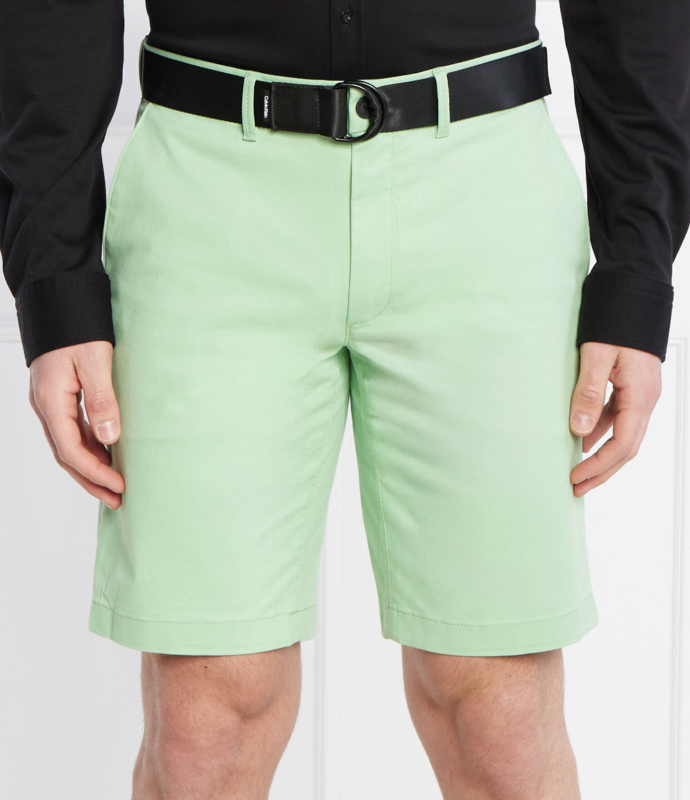 Шорты + пояс MODERN TWILL Calvin Klein - лимонный(K10K111788)