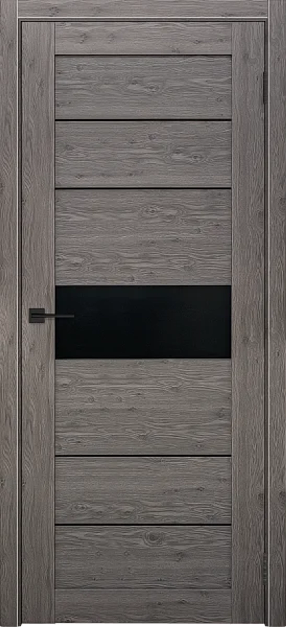 TD 303 — Дуб Серый, 2000х800, Частично остекленная (ДЧ)