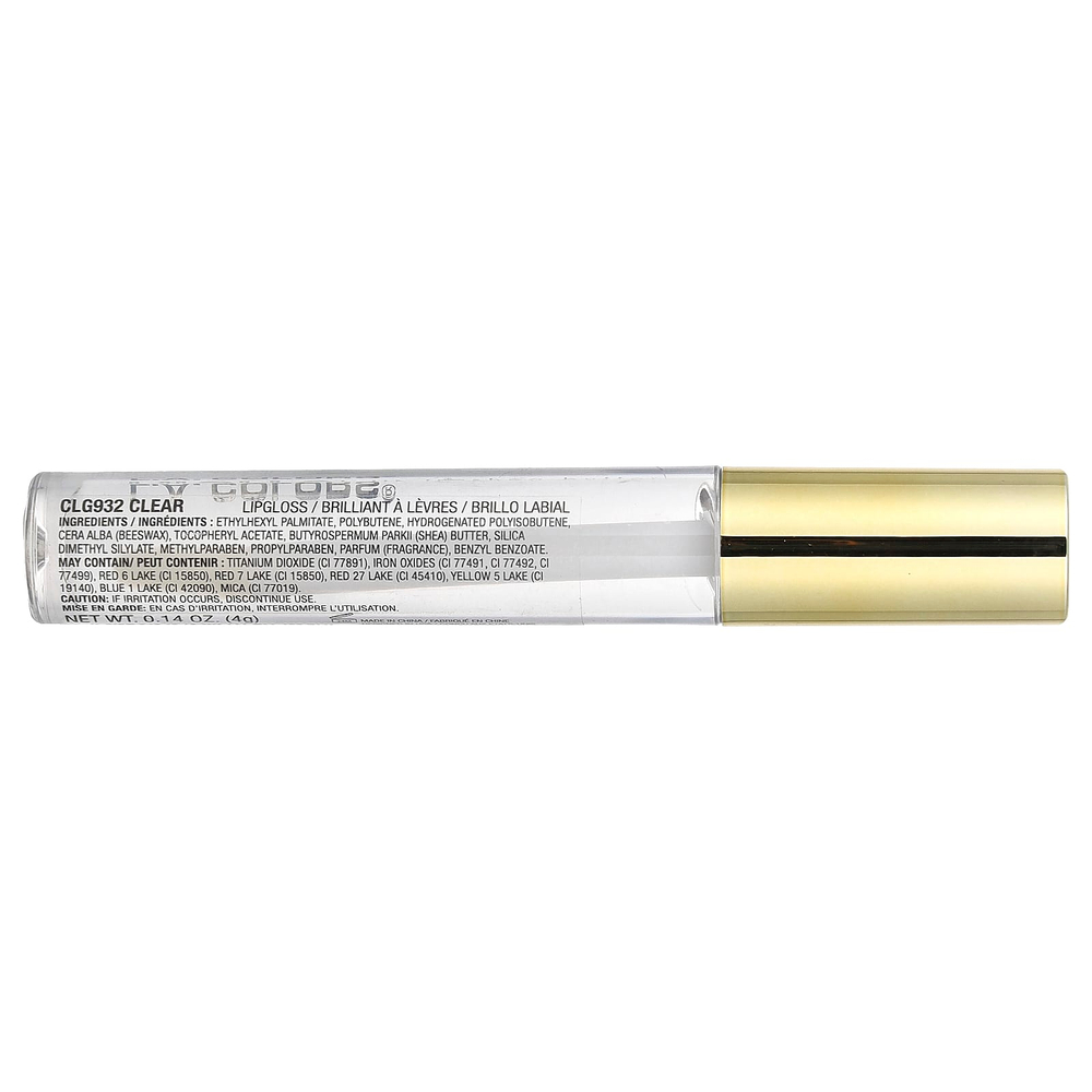 L.A. Colors, High Shine, блеск для губ с маслом ши, CLG932, прозрачный, 4 г (0,14 унции)