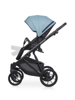 Коляска 2 в 1 Riko Basic Montana Ecco цвет 16 Blue (голубой)