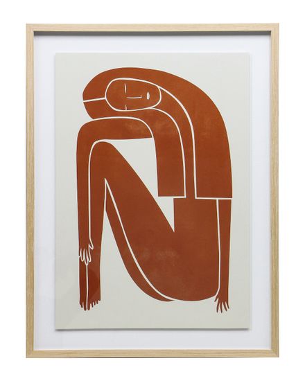 Интерьерный постер “Figure Brown”