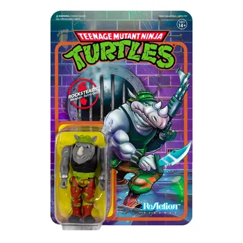 Фигурка Super7 - TMNT ReAction Figures Wave 1 - Rocksteady
