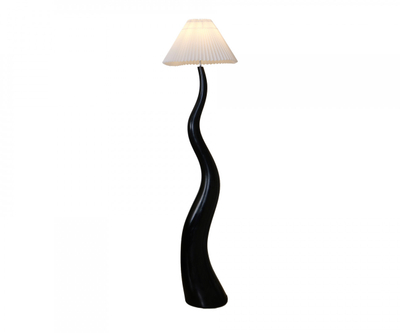 07015-F,19 Торшер Мерц черный+белый d45 h165 E27 1*40W. ТМ Kink Light
