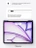 Чехол книжка для iPad Air 11" / Air 4/5 (10.9") Gurdini Milano Series Lavender