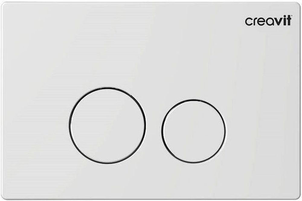 Кнопка смыва Creavit Terra GP9001.00 цвет белый